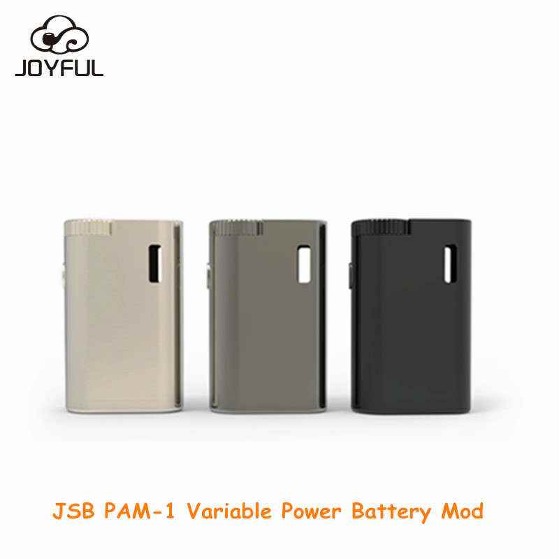 Wholesale Best Vape Box Mod Battery JSB PAM-1 650 mAh Box Mod for CBD/THC/Wax Vaporizer Cartridge