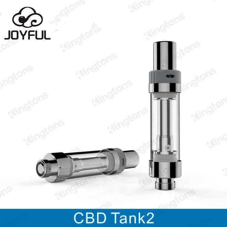 Top selling CBD oil atomizer kingtons CBD tank 2, CBD Cartridge ceramic 1.6ohm disposable CBD Tank