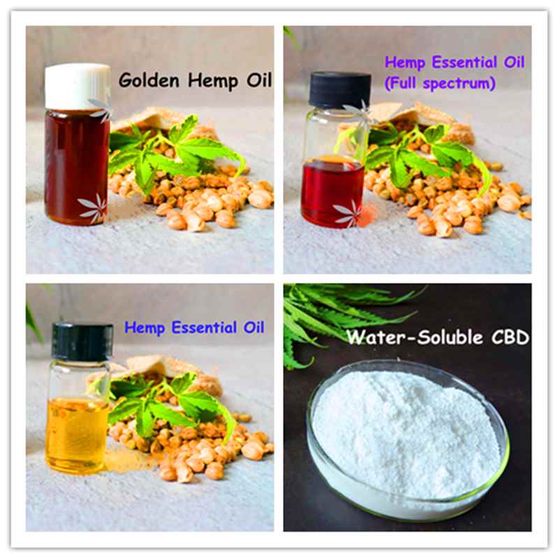 Full Spectrum CBD Oil/Natural CBD Oil/Hemp Oil Hemp Seed Oil/Water Soluble CBD/Hemp Essential Oil Healthcare CBD Vaping