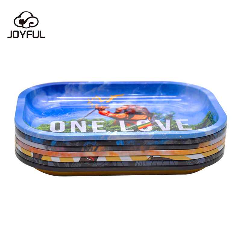 Metal Tobacco Tray Dry-Herb Vaping DIY Tray For Grinders Cigarette Tray Smoking Accessories