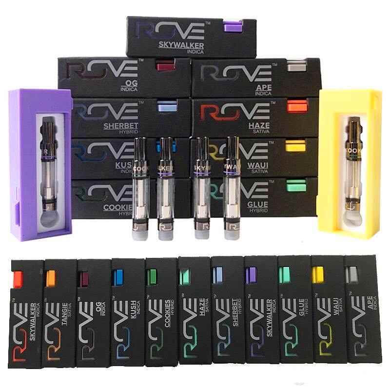 High Quality Rove Cartridge with 11 Flavors in Stock Rove CBD/THC Cartridge Rove Vape